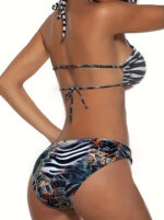 Taş Detaylı Desenli Bikini Takımı - Görsel 3