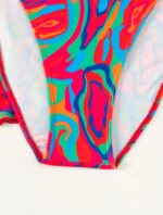 3 Parça Renkli  Desenli Şık Bikini Takımı - Image 5